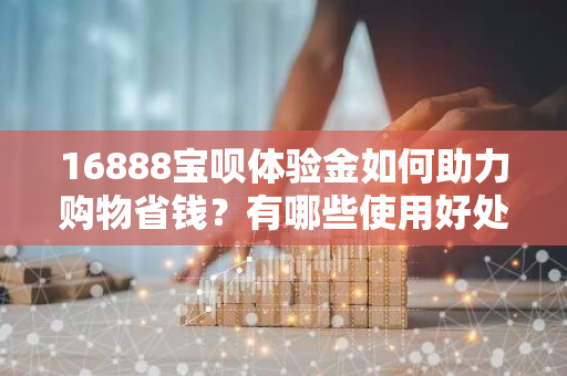 16888宝呗体验金如何助力购物省钱？有哪些使用好处？