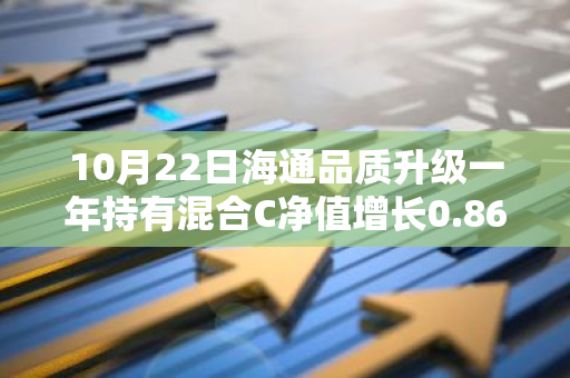 10月22日海通品质升级一年持有混合C净值增长0.86%，近1个月累计上涨17.08%