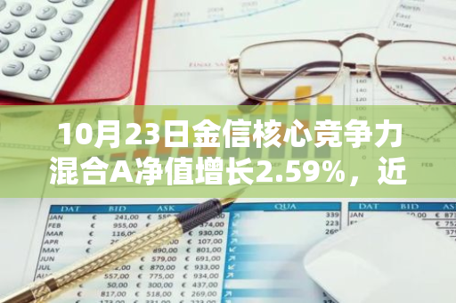 10月23日金信核心竞争力混合A净值增长2.59%，近1个月累计上涨34.09%