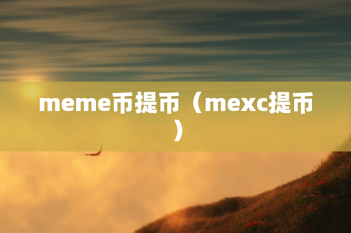 meme币提币（mexc提币）