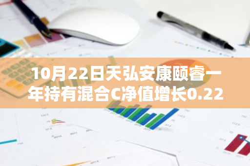 10月22日天弘安康颐睿一年持有混合C净值增长0.22%，今年来累计上涨5.82%