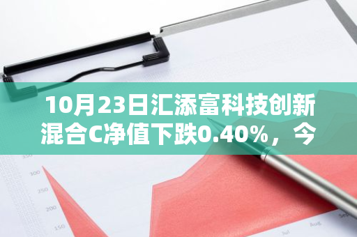 10月23日汇添富科技创新混合C净值下跌0.40%，今年来累计上涨11.61%