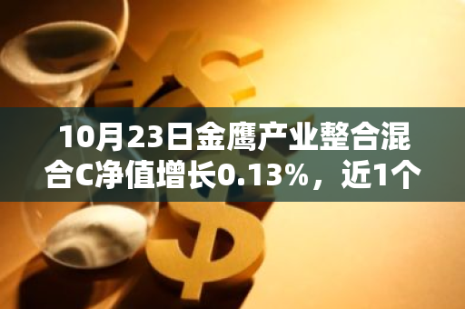 10月23日金鹰产业整合混合C净值增长0.13%，近1个月累计上涨23.29%