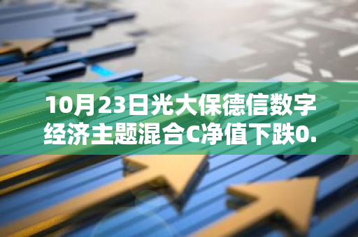 10月23日光大保德信数字经济主题混合C净值下跌0.44%，今年来累计上涨10.94%