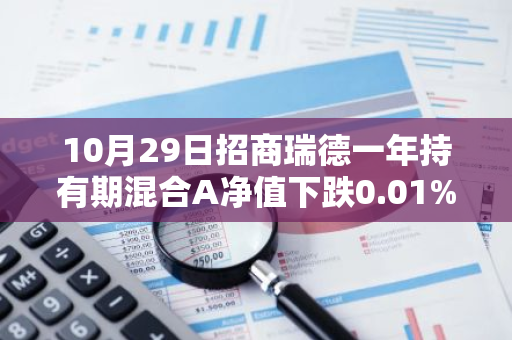 10月29日招商瑞德一年持有期混合A净值下跌0.01%，近6个月累计上涨3.06%