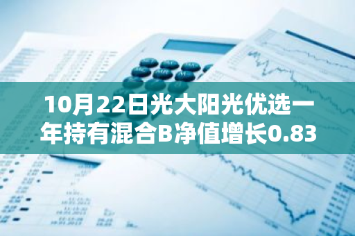 10月22日光大阳光优选一年持有混合B净值增长0.83%，近1个月累计上涨17.08%