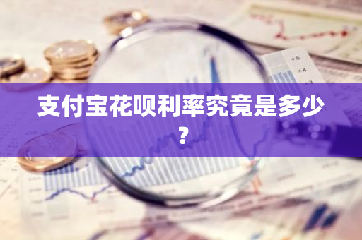 支付宝花呗利率究竟是多少？