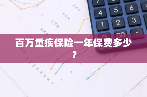 百万重疾保险一年保费多少？