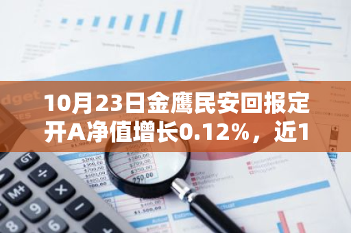 10月23日金鹰民安回报定开A净值增长0.12%，近1个月累计上涨15.17%