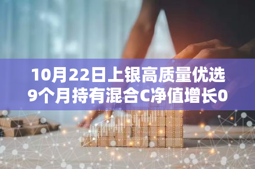 10月22日上银高质量优选9个月持有混合C净值增长0.74%，近1个月累计上涨22.1%