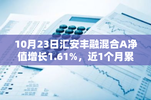 10月23日汇安丰融混合A净值增长1.61%，近1个月累计上涨24.73%