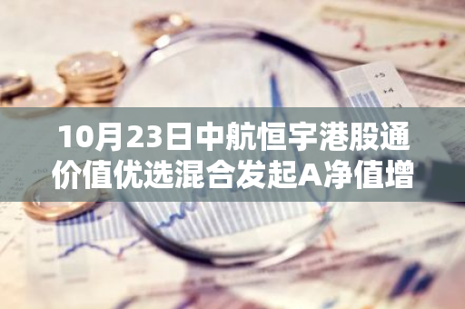 10月23日中航恒宇港股通价值优选混合发起A净值增长0.58%，近1个月累计上涨22.74%