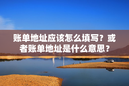 账单地址应该怎么填写？或者账单地址是什么意思？