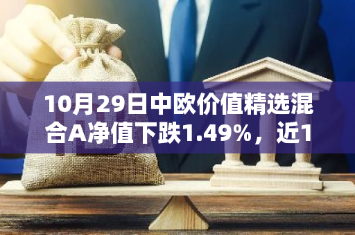 10月29日中欧价值精选混合A净值下跌1.49%，近1个月累计上涨7.52%