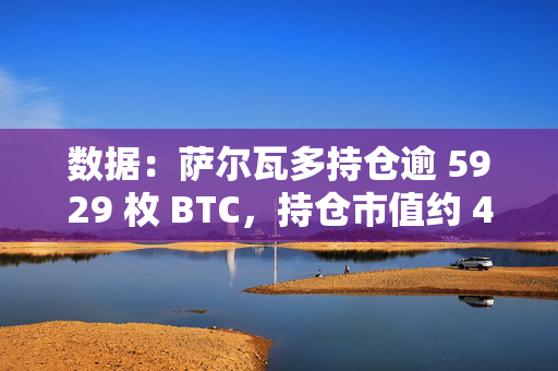 数据：萨尔瓦多持仓逾 5929 枚 BTC，持仓市值约 4.7 亿美元