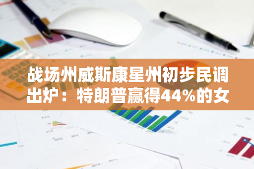 战场州威斯康星州初步民调出炉：特朗普赢得44%的女性选民，哈里斯赢得55%