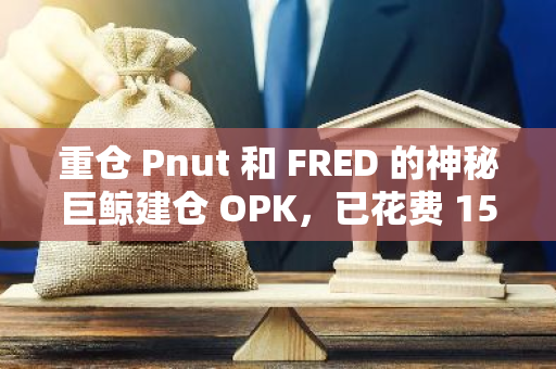 重仓 Pnut 和 FRED 的神秘巨鲸建仓 OPK，已花费 1500 SOL 买入