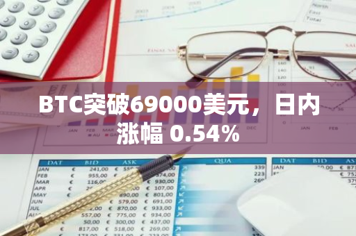 BTC突破69000美元，日内涨幅 0.54%