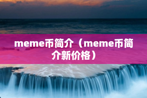 meme币简介（meme币简介新价格）