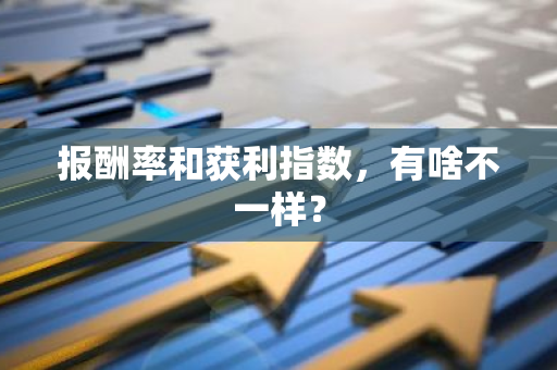 报酬率和获利指数，有啥不一样？