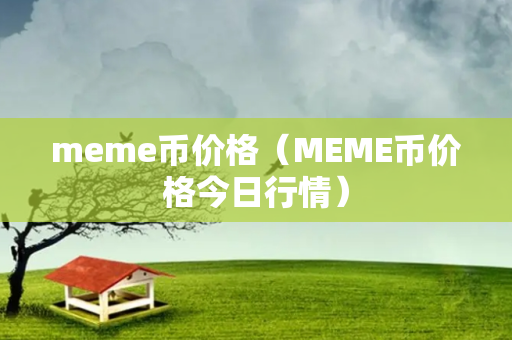 meme币价格（MEME币价格今日行情）