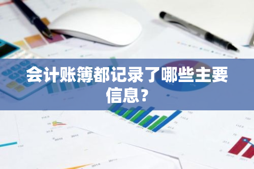 会计账簿都记录了哪些主要信息？