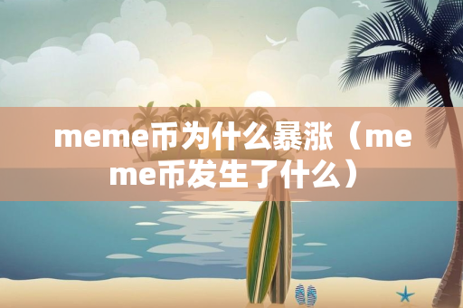 meme币为什么暴涨（meme币发生了什么）