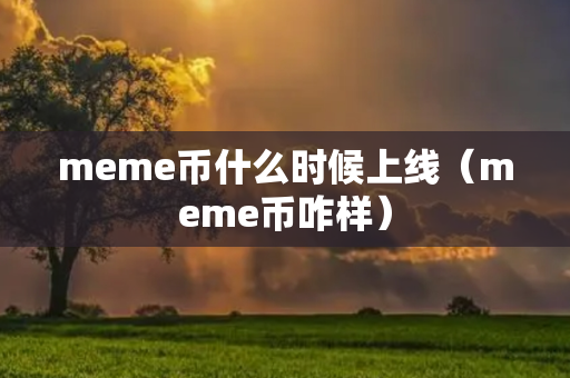 meme币什么时候上线（meme币咋样）