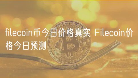 filcoin币今日价格真实 Filcoin价格今日预测