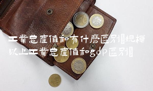 工业总产值和有什么区别(规模以上工业总产值和gdp区别) 工业总产值和有什么区别(规模以上工业总产值和gdp区别)