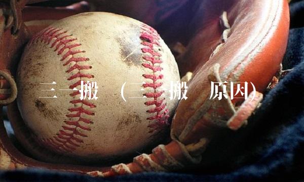 三一搬迁(三一搬迁原因)