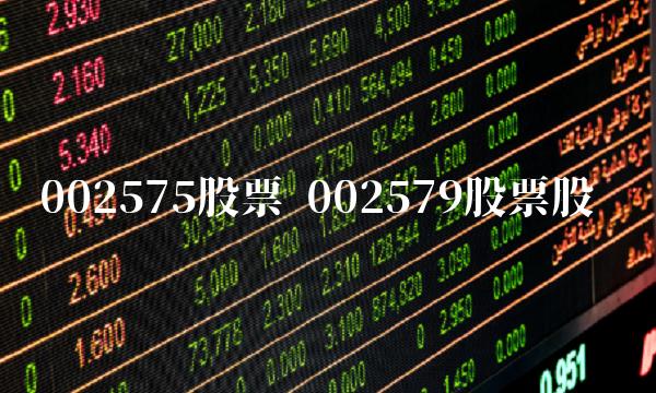 002575股票 002579股票股吧 002575股票 002579股票股吧