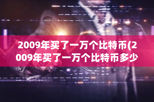 2009年买了一万个比特币(2009年买了一万个比特币多少钱)-第1张图片-ZBLOG