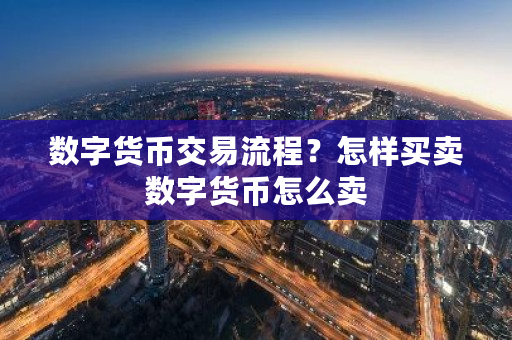 数字货币交易流程？怎样买卖数字货币怎么卖-第1张图片-ZBLOG