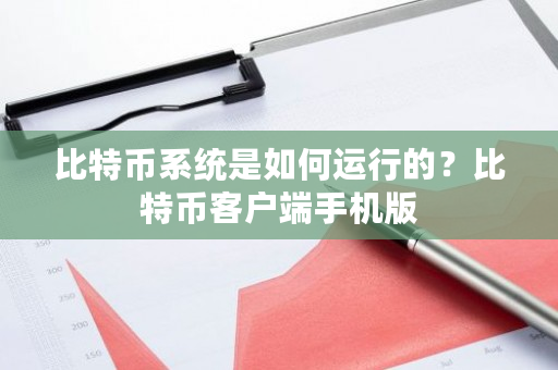 比特币系统是如何运行的？比特币客户端手机版-第1张图片-ZBLOG