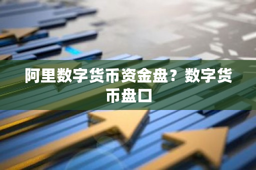 阿里数字货币资金盘？数字货币盘口-第1张图片-ZBLOG