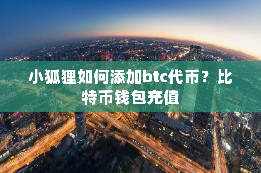 小狐狸如何添加btc代币?比特币钱包充值-第1张图片-ZBLOG 小狐狸如何添加btc代币?比特币钱包充值-第1张图片-ZBLOG