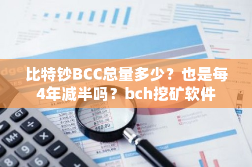 比特钞BCC总量多少？也是每4年减半吗？bch挖矿软件-第1张图片-ZBLOG