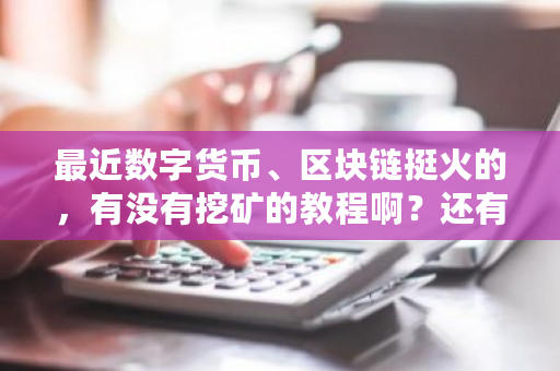最近数字货币、区块链挺火的，有没有挖矿的教程啊？还有介绍一下国内可以玩区块链游戏？苹果电脑挖矿怎么样-第1张图片-ZBLOG
