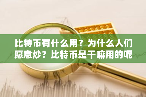 比特币有什么用？为什么人们愿意炒？比特币是干嘛用的呢-第1张图片-ZBLOG