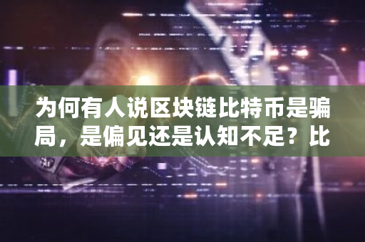 为何有人说区块链比特币是骗局，是偏见还是认知不足？比特币 骗-第1张图片-ZBLOG