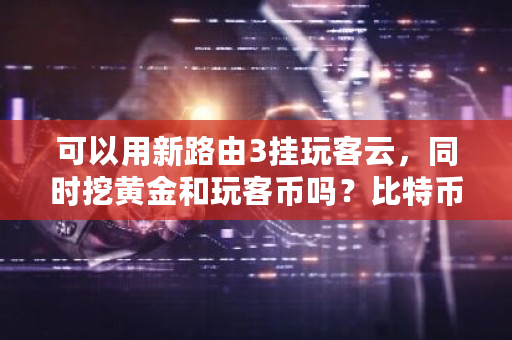 可以用新路由3挂玩客云，同时挖黄金和玩客币吗？比特币矿机生产商-第1张图片-ZBLOG