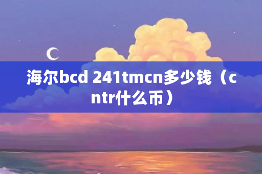 海尔bcd 241tmcn多少钱（cntr什么币）