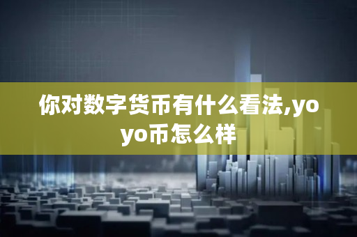 你对数字货币有什么看法,yoyo币怎么样 你对数字货币有什么看法,yoyo币怎么样