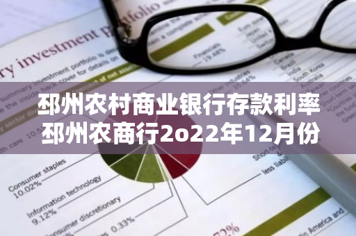 邳州农村商业银行存款利率 邳州农商行2o22年12月份大额存款利率