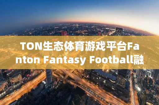 TON生态体育游戏平台Fanton Fantasy Football融资100万美元，Animoca Brands等参投