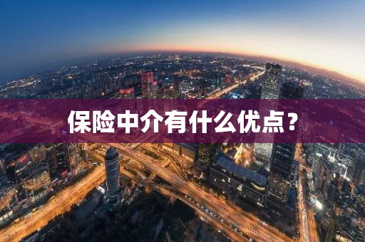 保险中介有什么优点？