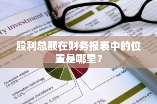 股利总额在财务报表中的位置是哪里？