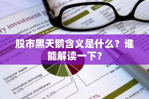 股市黑天鹅含义是什么？谁能解读一下？