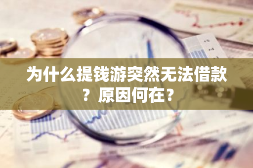 为什么提钱游突然无法借款？原因何在？